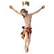 Corpo di Cristo legno dipinto drappo rosso s1