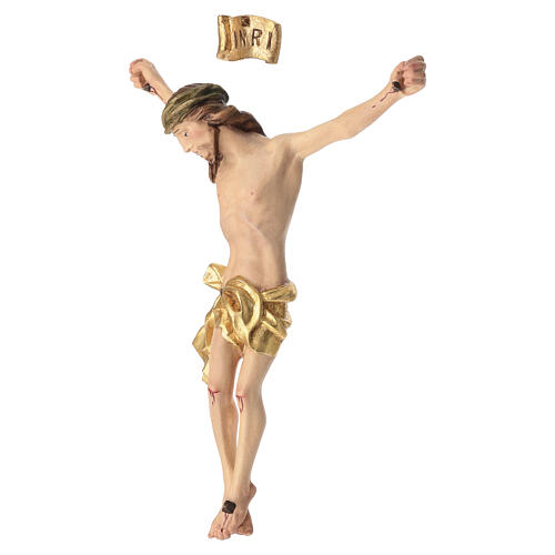 Corpo di Cristo legno dipinto drappo oro in foglia 5