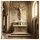 Corpo di Cristo legno dipinto drappo oro in foglia s4