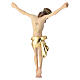 Corpo de Cristo madeira pintada pano folha de ouro s9