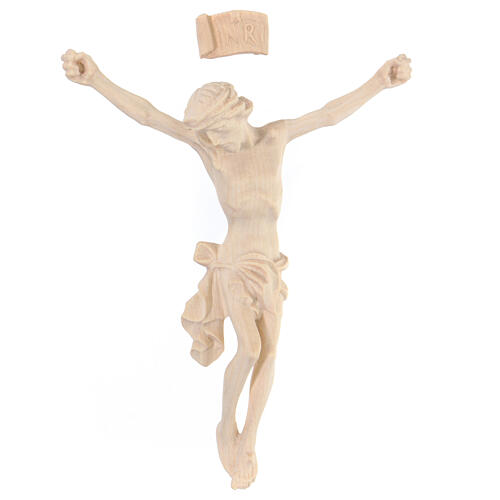 Ciało Chrystusa z drewna wykończenie naturalne 1