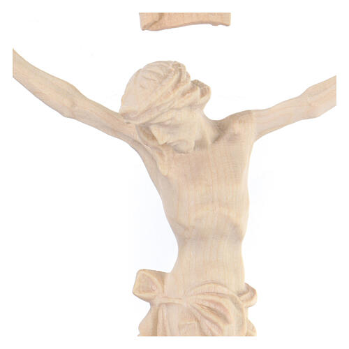 Ciało Chrystusa z drewna wykończenie naturalne 2