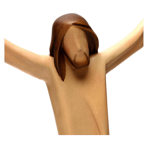 Cuerpo de Cristo moderno madera arce pintada 4