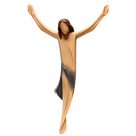 Body of Christ modern, painted maple wood