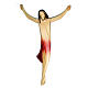 Cuerpo de Cristo moderno madera de arce paño rojo s1