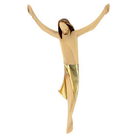 Corpo di Cristo moderno legno d'acero drappo oro
