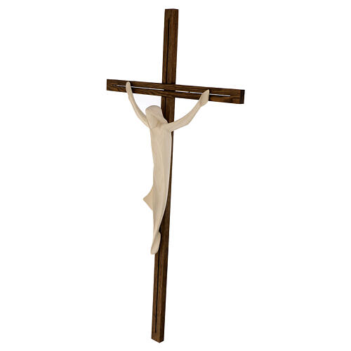 Body of Christ in natural maple wood with cross in ash wood 4