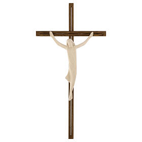 Cuerpo de Cristo madera natural arce en cruc en madera de frenso