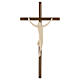 Body of Christ in natural maple wood with cross in ash wood s1