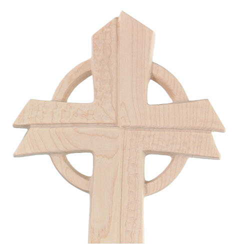 Cruz Betlehem madera de arce natural 4