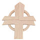 Cruz Betlehem madera de arce natural s4