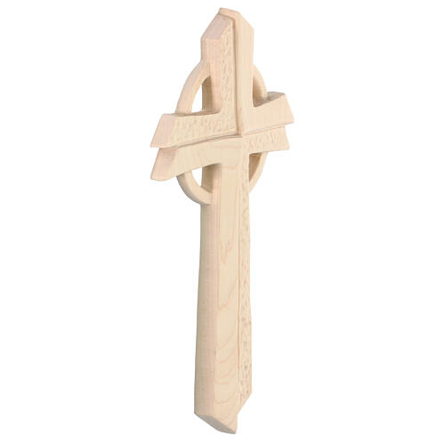 Croce Betlehem legno d'acero naturale 3