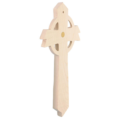 Croce Betlehem legno d'acero naturale 5