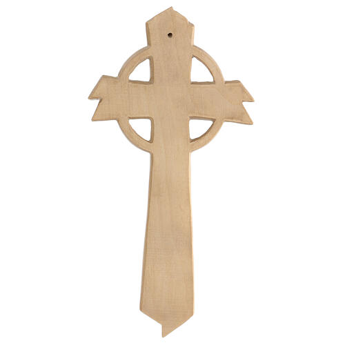 Cruz Betlehem en madera de arce patonado claro 4