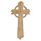 Croce Betlehem in legno d'acero patinato chiaro s1