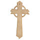 Croce Betlehem in legno d'acero patinato chiaro s4