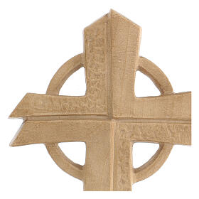 Bethléem cross in light patinated maple wood