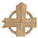 Bethléem cross in light patinated maple wood s2
