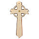 Bethléem cross in shades of brown patinated maple wood s4