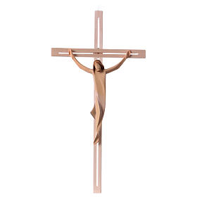 Corpo di Cristo moderno drappo bianco croce legno frassino