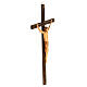 Corps Christ moderne bois érable croix en frêne foncé s2