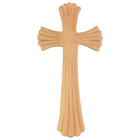 Cross Bethlehem patinated natural maple wood