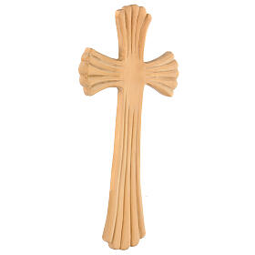 Cross Bethlehem patinated natural maple wood