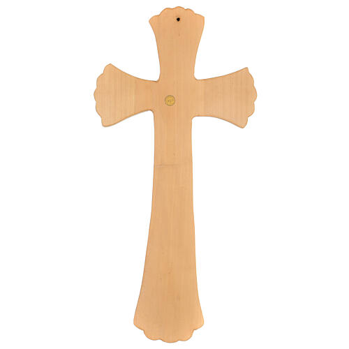 Croce Betlehem colore legno acero naturale patinato 3