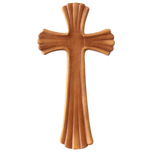 Croix Bethléem couleur bois érable différentes nuances brun 1
