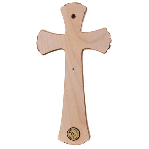 Croce Betlehem colore legno acero diverse tonalità marrone 3