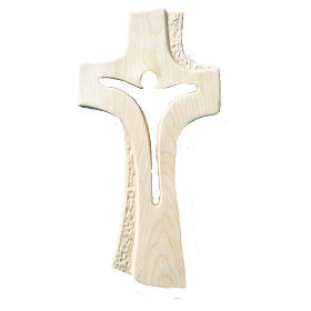 Cross Bethlehem in natural maple wood