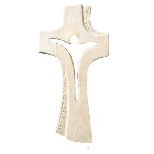 Cross Bethlehem in natural maple wood 1