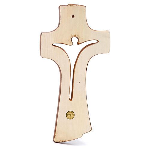 Croce Betlehem legno acero vari colori marrone 3
