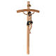 Crucifix measuring 75cm in resin and wood s3