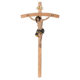 Crucifix 75 cm en résine et bois