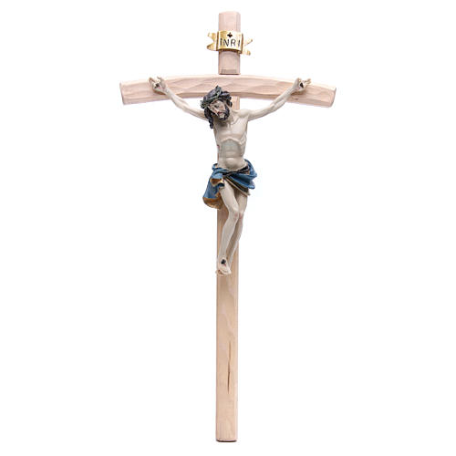 Crucifix 55 cm en résine et bois 1