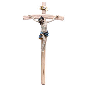 Crucifix measuring 55cm in resin and wood