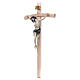 Crucifix measuring 55cm in resin and wood s2