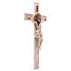 Crucifix 61 cm résine et bois s3