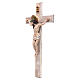 Crucifix measuring 61cm in resin and wood s2