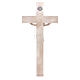 Crucifix measuring 61cm in resin and wood s4