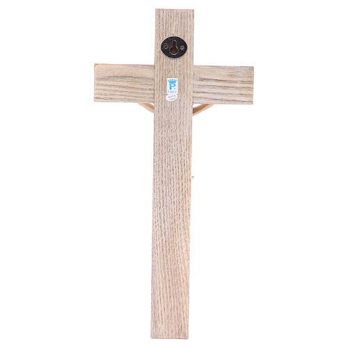 Crucifix measuring 30cm in resin with cross wood 4