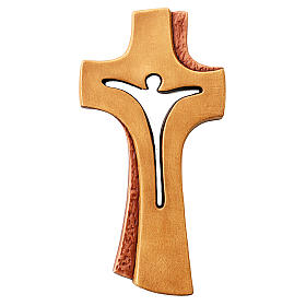 Bethléem cross in painted maple wood, different colours