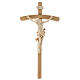 Crucifix Léonard croix courbée naturelle s1