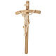 Crucifix Léonard croix courbée naturelle s2