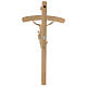 Crucifix Léonard croix courbée naturelle s5