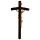 Crocefisso Leonardo croce curva brunito s4