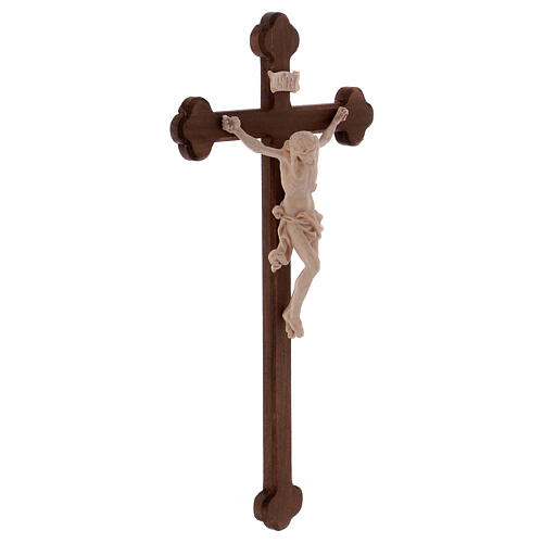 Crucifix in natural and burnished wood, Leonardo 4
