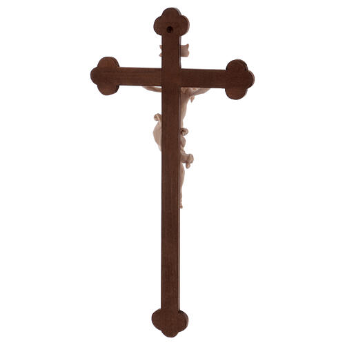Crucifix in natural and burnished wood, Leonardo 5