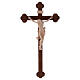 Crucifix in natural and burnished wood, Leonardo s1